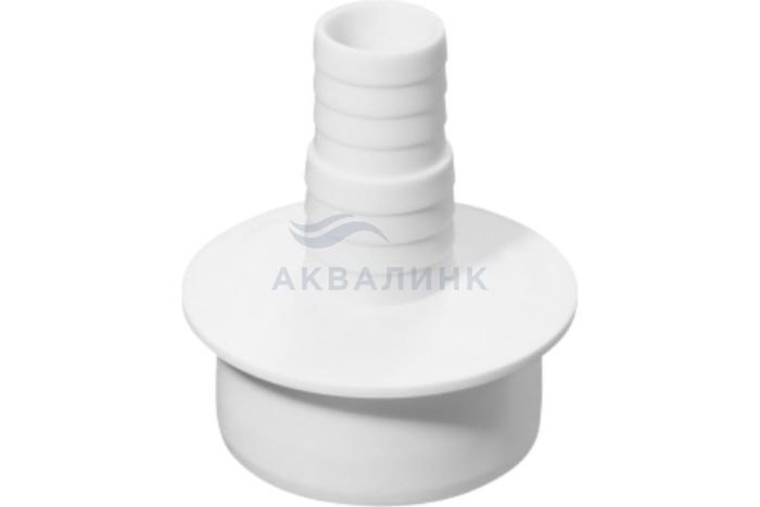 Адаптер Wirquin D50, для сливного шланга, белый