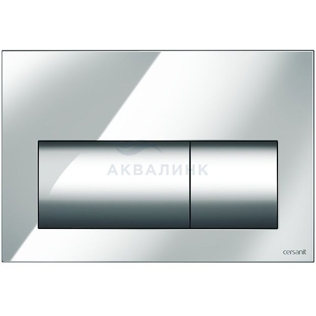 Клавиша для инсталляции Cersanit Presto хром блестящий