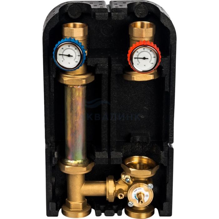 Группа насосная STOUT с 3-х ходовым приводным смесителем без насоса в теплоизоляции DN 32  SDG-0007