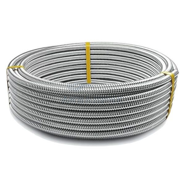 Труба гофрированная нержавеющая сталь отожженная Aquaflex 19мм