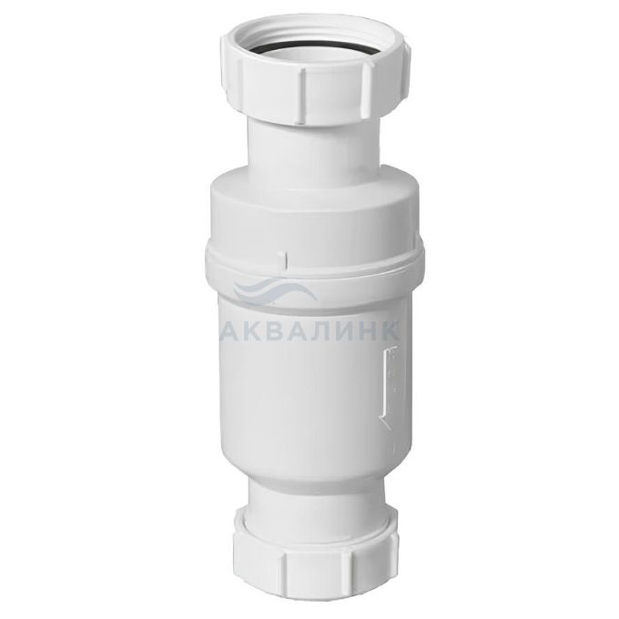 Клапан McAlpine MRNRV40-PB самозакрывающийся сливной 40мм