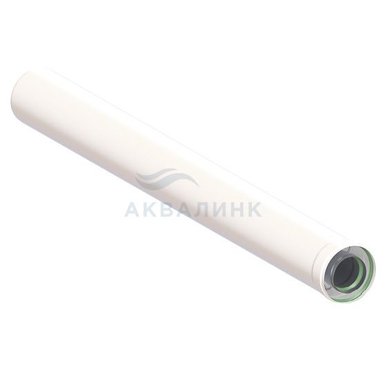 Удлинитель коаксиального дымохода раструбн. Royal Thermo 80/125, 500 мм для конденсационных котлов НС-1495212