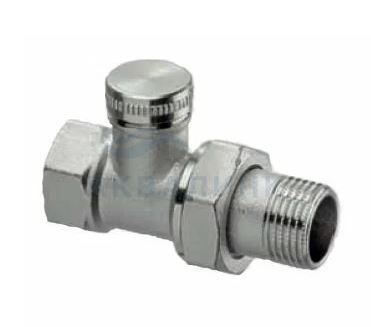 Клапан запорный Raditec.by прямой,Rp1/2"хG1/2", Ду15мм, Kvs=1,41м3/ч, Ру10,  BY-0382-02.000