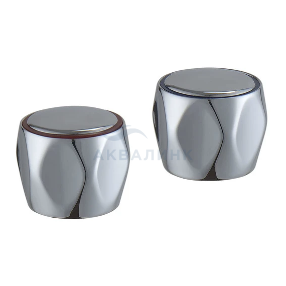 Маховик для смесителя IDDIS круглый, 8x20, хром, комплект 2 шт 991RN201SM