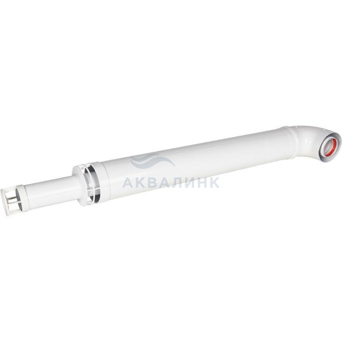 Комплект дымохода ROMMER INOX Line АНТИЛЕД УНИВЕРСАЛЬНЫЙ D60/100 традиционный коаксиальный, L 1250мм RCA-6100-251220