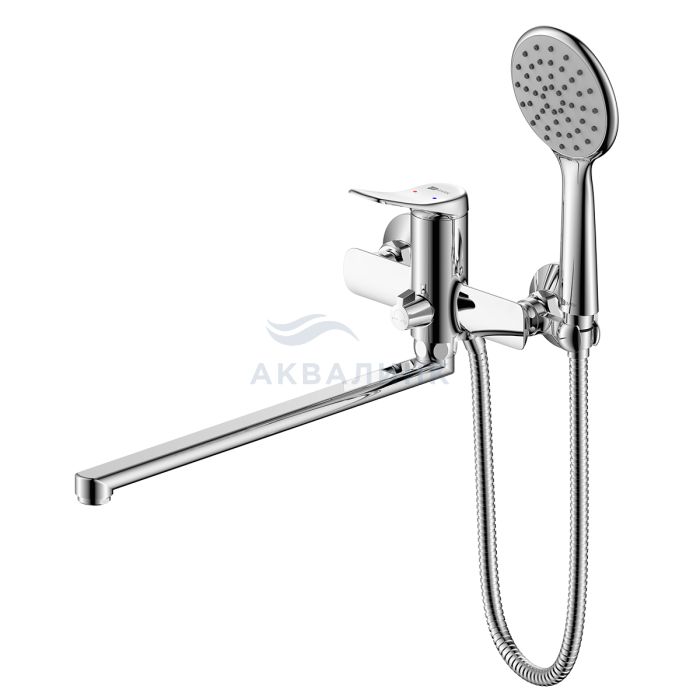 Смеситель для ванны и душа LEMARK Ortus излив 350мм, хром LM11351C