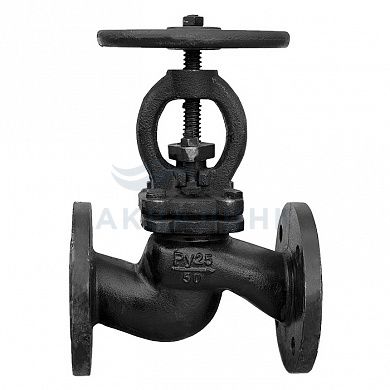 Вентиль запорный Ci 15кч16нж 80, фланцевый, чугунный