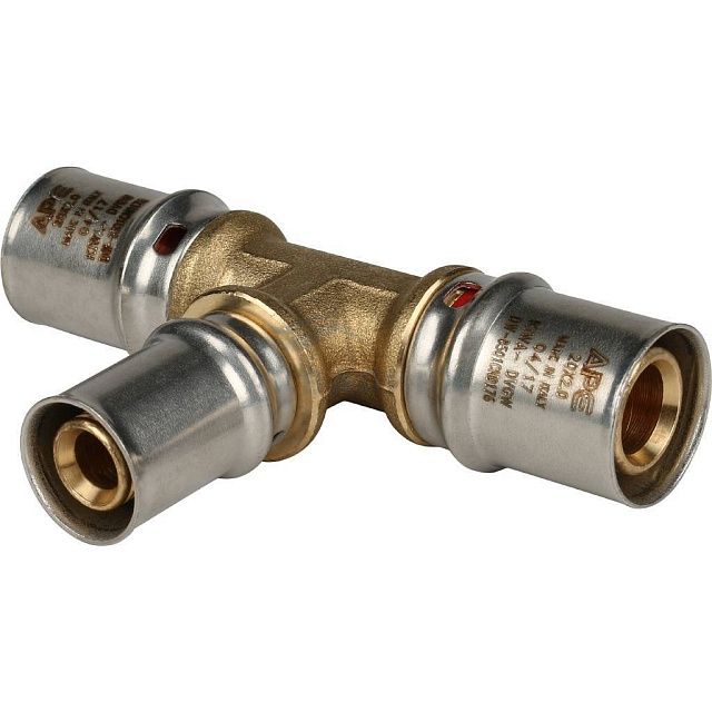 Тройник Stout пресс переходной для м/п труб