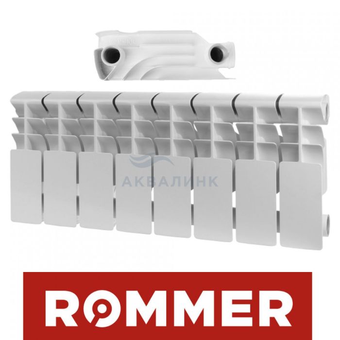 Радиатор биметаллический Rommer Plus BM 200