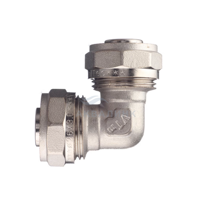 Угольник Valtec обжим 26