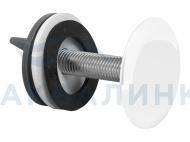 Заглушка для раковины 50мм пластиковая хром