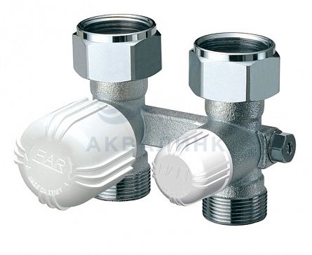 Узел термостатический Far Н-образный прямой 3/4 eurokonus