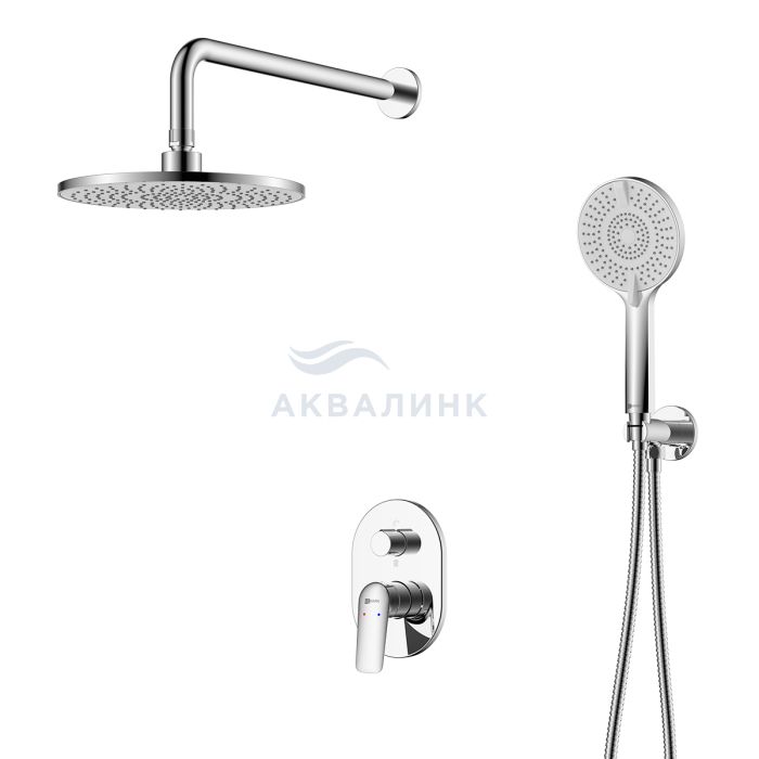 Система душевая LEMARK Verba встраиваемый, без изливом, хром LM11429C
