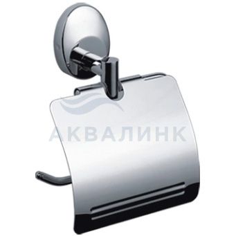 Держатель для туалетной бумаги с крышкой Ledeme хром L3303