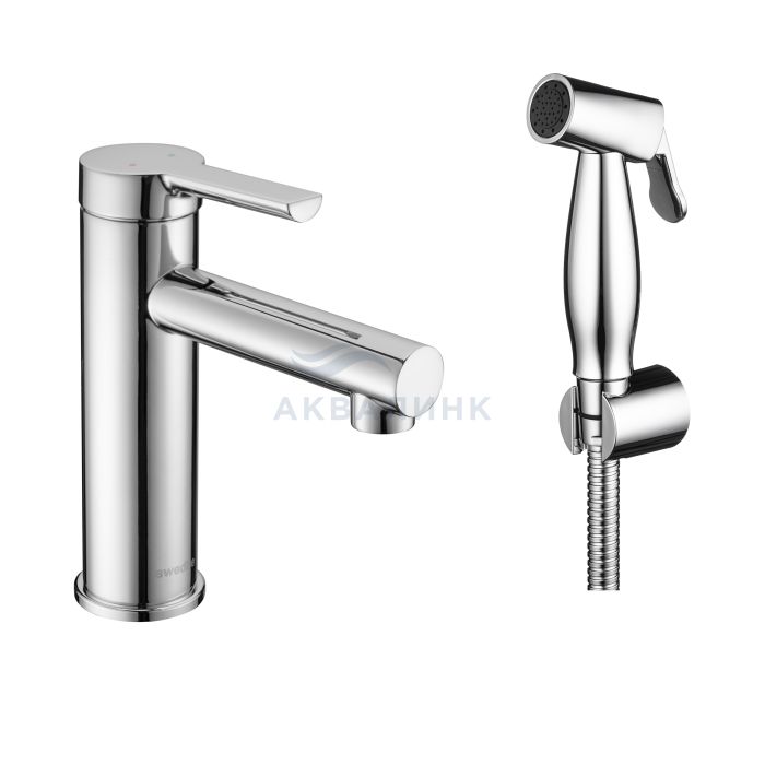 Смеситель для раковины Swedbe Diana (Диана) 1060 с гигиенической лейкой