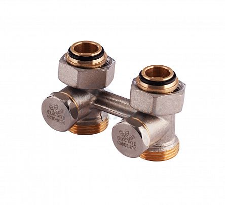 Узел нижнего подключения Gekon Н-узел прямой, д/двухтрубных систем 3/4"E GK7423