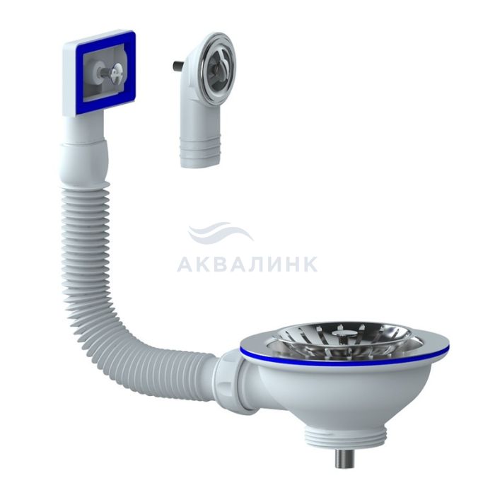 Выпуск Unicorn E157 3-1/2х40 с круглым и прямоугольным переливами