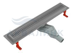 Канал дренажный IDDIS сифон 360, комбинированный затвор, перфорированная решетка графит