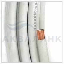 Труба медная в пластиковой оболочке 22 серая 																																													