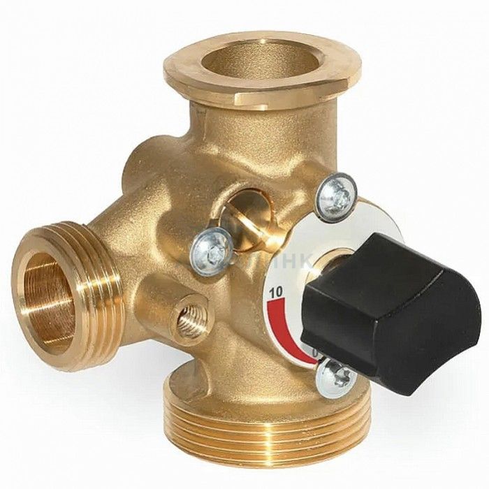 Клапан смесительный Rommer 3-ходовой для привода для группы RDG-1003, левый  RDG-0019-010031  
