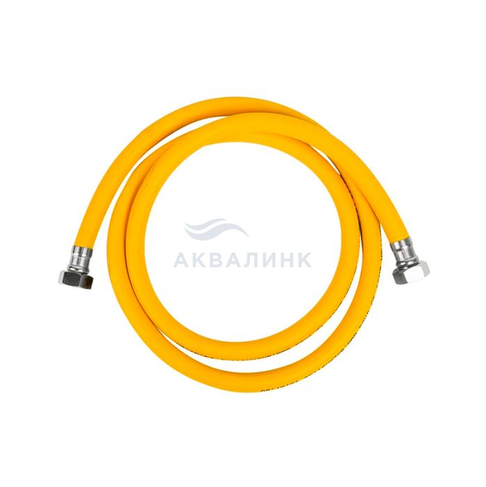 Подводка газ вр 1/2" ЗИП-ФЛЕКС резина желтая