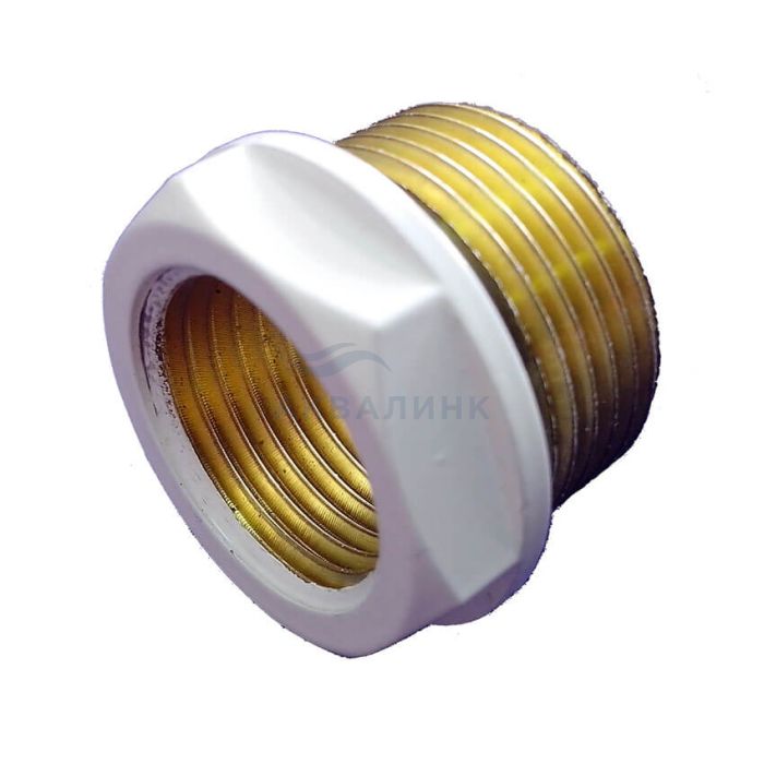 Переходник Schlosser 3/4 нр на 1/2 вр белый 603000071
