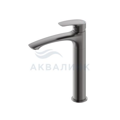 Смеситель для раковины Milardo Рора (Rora) высокий, графит, RORGM01M01