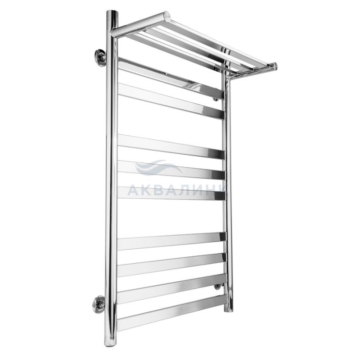Полотенцесушитель водяной INDIGO лесенка Slim с полкой (в.р.1/2") (к-1, Полиров.)