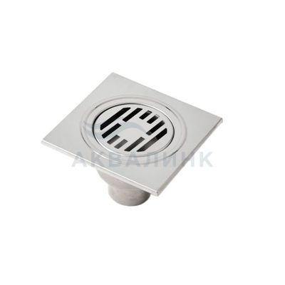 Трап TIM/Zeissler из нержавеющей стали с вертикальным выпуском