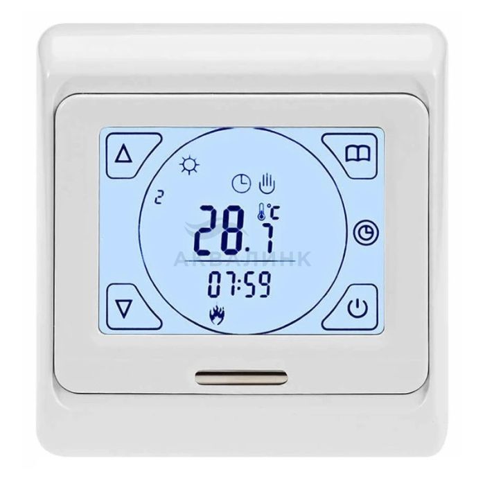 Терморегулятор Menred E 91 сенсорный белый E91.716