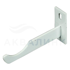 Кронштейн усиленный для чугунных радиаторов L=100 белый 10002