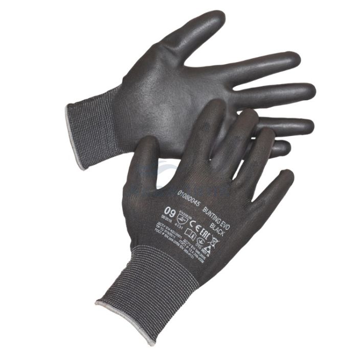 Перчатки БАНТИНГ ЭВОЛЮШН цвет черный, полиэфир