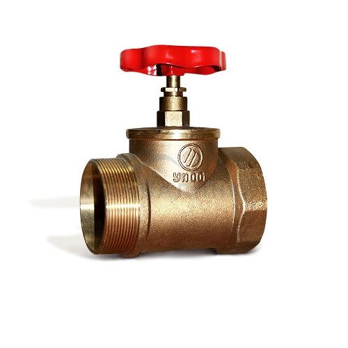 Кран пожарный муфтовый КПЛП прямоточный латунь