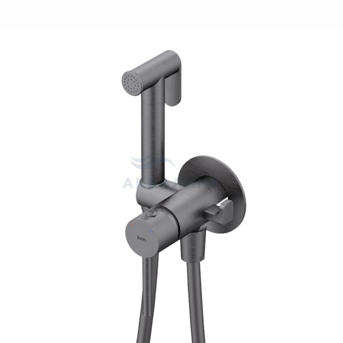 Смеситель для биде IDDIS Axes встраиваемый, графит 005GMR0i08