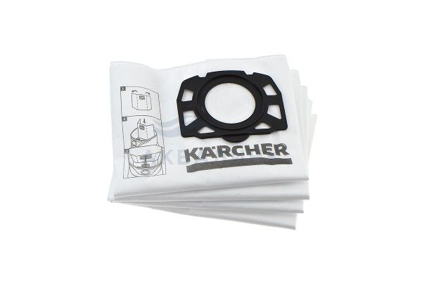 Мешки Karcher WD 2 Plus/3 WD 3 P флисс 4шт