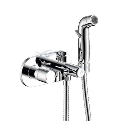 Смеситель для биде IDDIS Axes встраиваемый, с кнопкой, AXESBRBi08