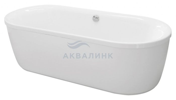 Ванна акриловая CEZARES METAURO 180х80 овальная METAURO-Central-180-80-40