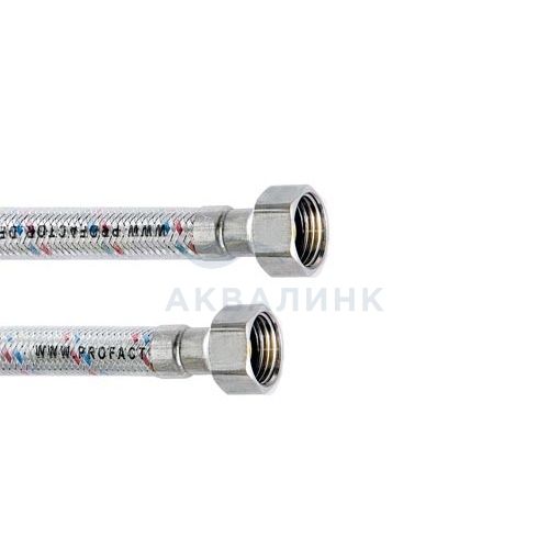 Подводка для воды вр 1/2" AZARIO LUXe (силик.оболочка)