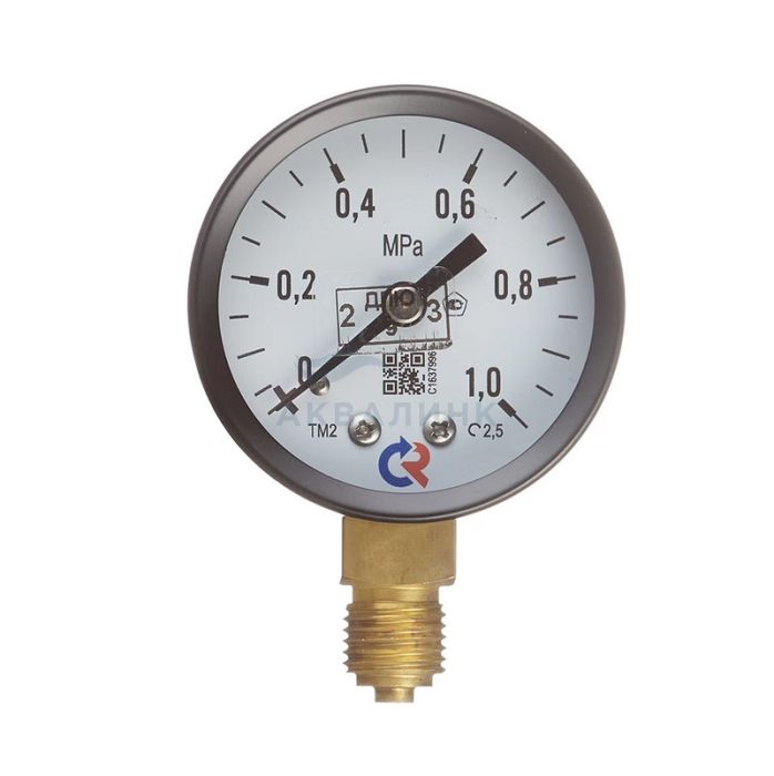 Манометр РОСМА ТМ-210P.00 50/10 (1/4", 0-10 бар, 2,5) радиальный