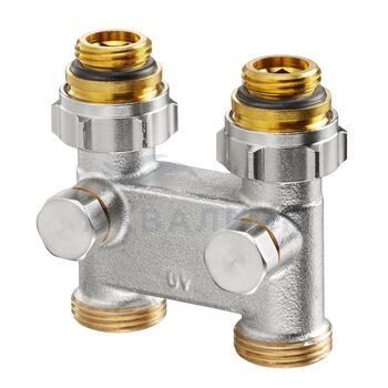 Узел подключения Oventrop перепускной прямой, G 1/2 НР х G 3/4 НР 1016363 