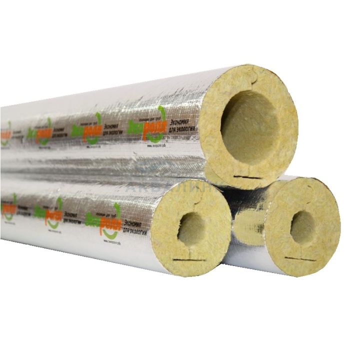 Теплоизоляция Экоролл 100 (кашированные фольгой)  