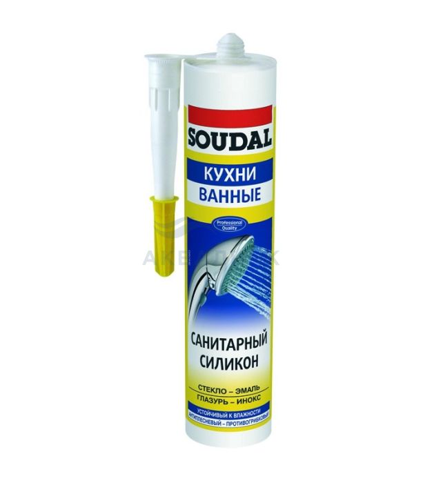 Герметик Soudal санитарный силиконовый 280