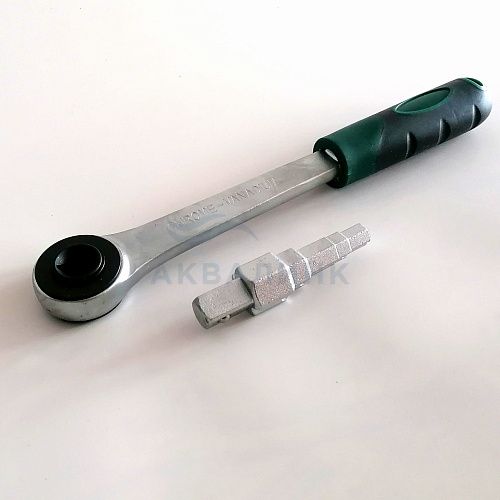 Ключ для американок ступенч универ с трещ 3/8''-1/2''-3/4''-1"