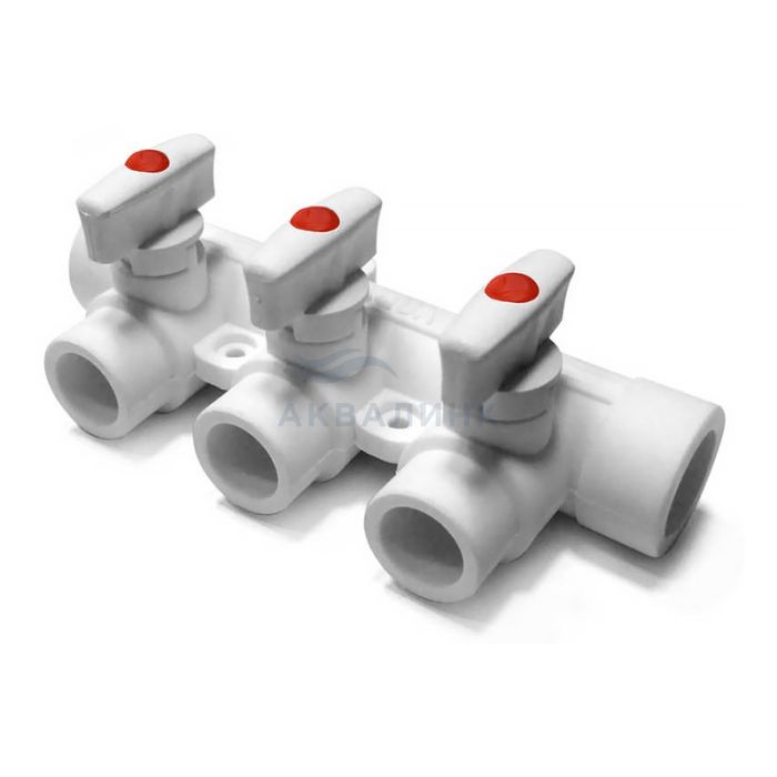 Коллектор Pro Aqua с 3 выходами 25-20