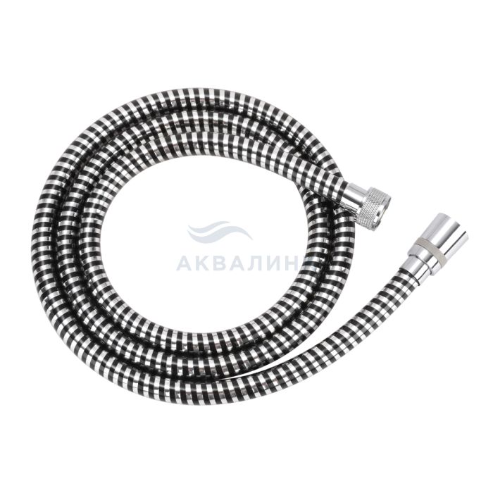 Шланг для душа OLIVE'S ПВХ, черный/хром, 150см F0302
