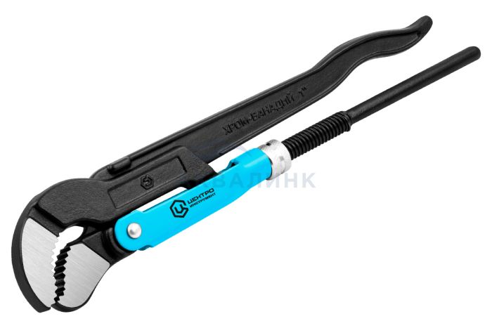 Ключ трубный газовый ЦИ, изогнутые губки 45°