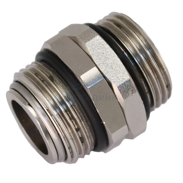 Ниппель TIM поворотный 1" для свободного соединения, никелированный