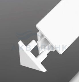 Заглушка Ravak декоративной планки для ванн белая