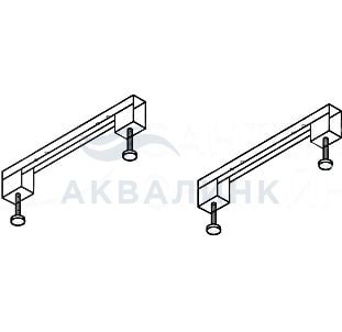 Комплект универсальный ног для прямоугольных акриловых ванн CEZARES LEG-KIT-100