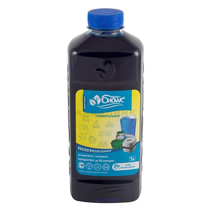 Жидкость Бионика БИОwc для биотуалетов 1л дезодорирующая